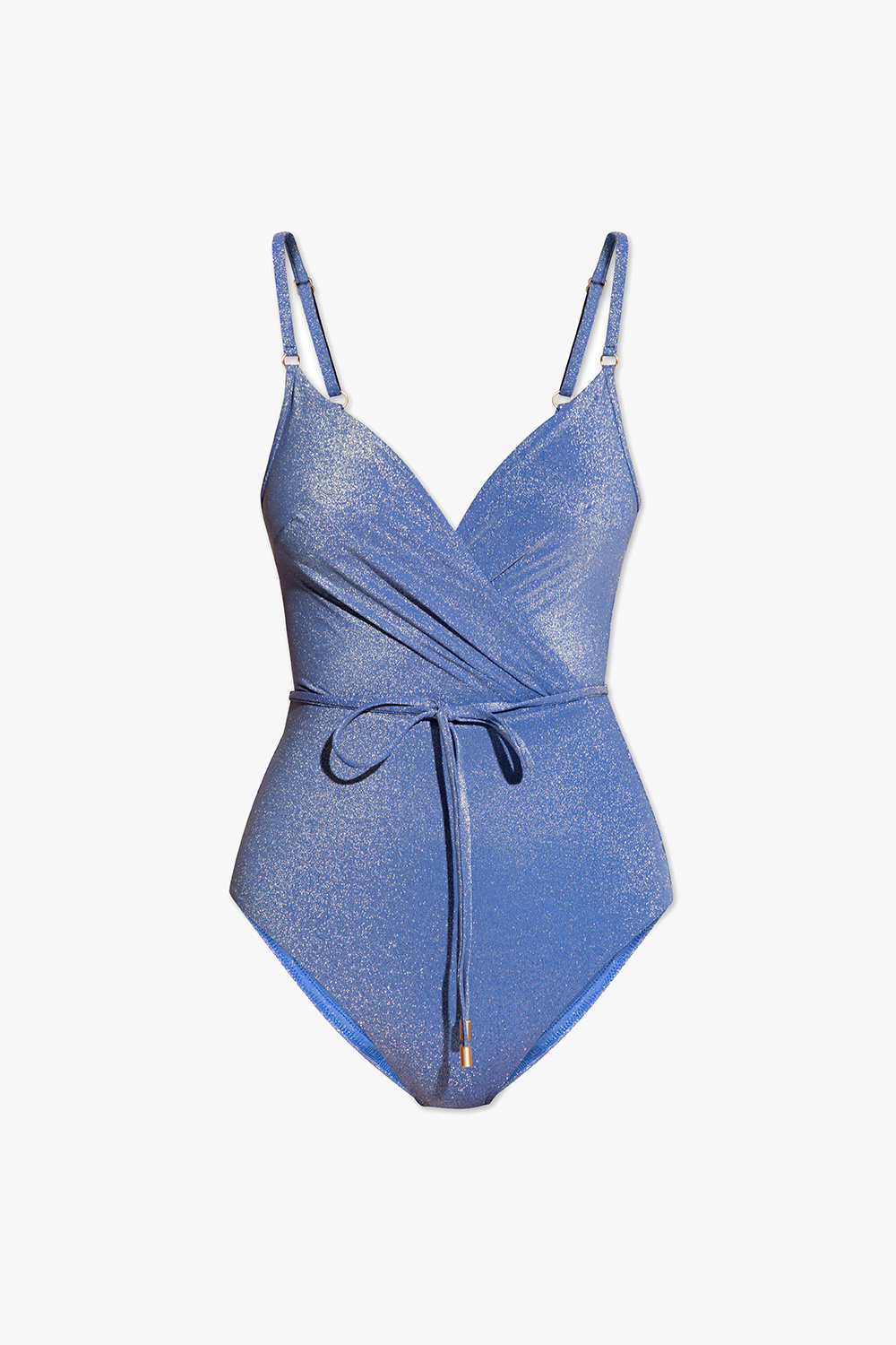 【ZIMMERMANN】スイムウェア ワンショルダー ラッフル付き Blue One-piece swimsuit Zimmermann - SchaferandweinerShops Japan